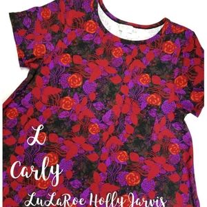 NWT Lularoe L Carly(leggings material)